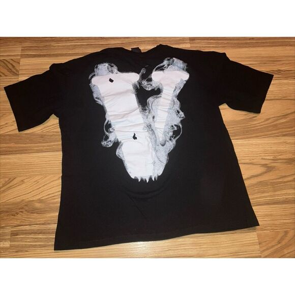 Vlone No Smoke T-shirt EUC Size Small‎ Black - Picture 3 of 6